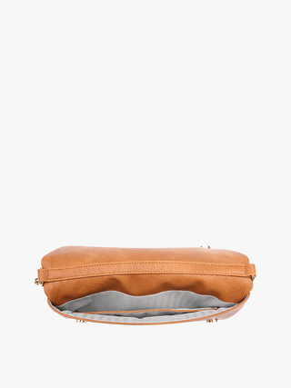 M2435 Isadora Dist. Whipstitch Crossbody w/ Tassel Zip