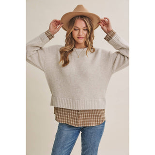 J4490SW Sweater Lite Oatmeal