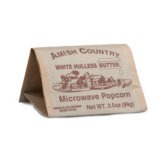 3pk Microwave Buttery White Hulless Popcorn