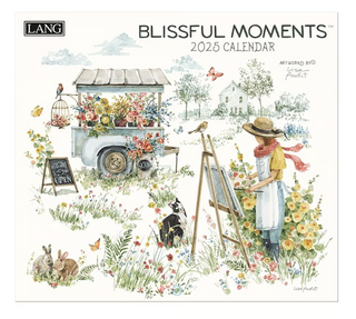 Blissful Moments 2025 Wall Calendar