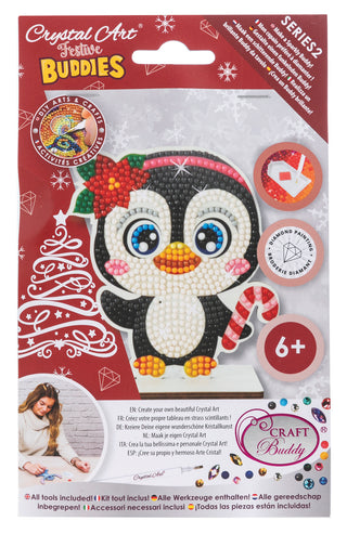 Crystal Art Buddy Kit:  Penguin