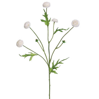 Wild Pompom Spray #FSP503-WH