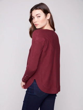 C2380Y Sweater Cabernet