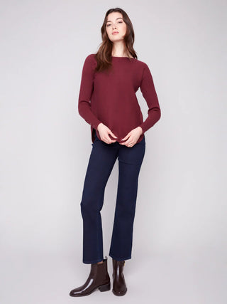 C2380Y Sweater Cabernet