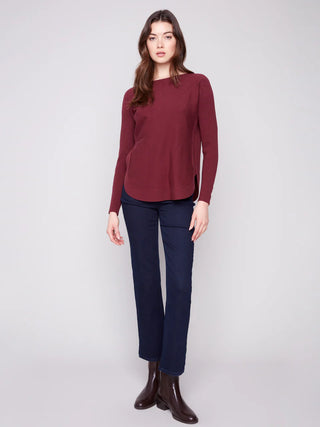 C2380Y Sweater Cabernet