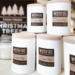 White Wood Wick Soy Candle