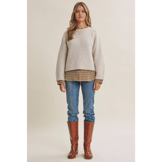 J4490SW Sweater Lite Oatmeal