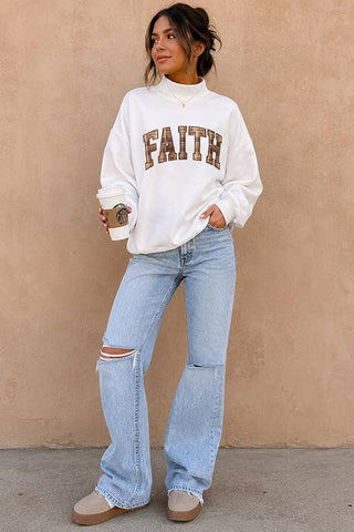 MN6142 Sweatshirt Faith Ivory