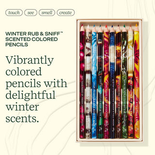 Rub & Sniff Scented Colored Pencil 10-Pack Winter #11-2513