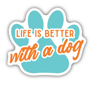 Paw Print Sticker #1411-LSTK