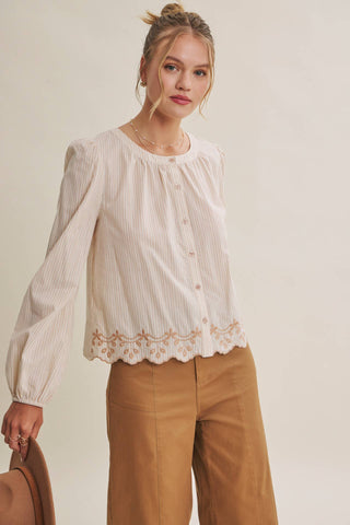 J4539T Blouse Latte
