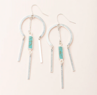 EA006-Turquoise/Silver Ear 4S93