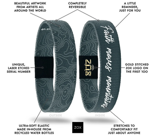 Faith Moves Mountains Bible Verse Bracelet #IF-FMM