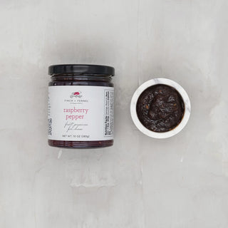 Raspberry Pepper Fruit Preserves For Cheese #FF0142