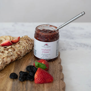 Raspberry Pepper Fruit Preserves For Cheese #FF0142