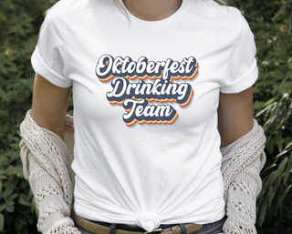 Oktoberfest Drinking Team Shirt White