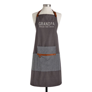 Grandpa Rules the Grill Apron #1004620143