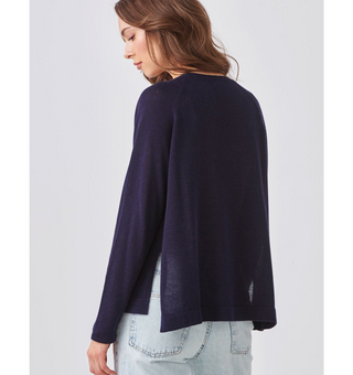 423957 Crew Neck Top Navy