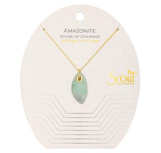 NS006-Amazonite/Gold Nk 4S93