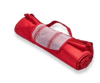 Stripe Picnic Blanket Red & White #G21266