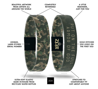 Put On The Full Armor of God Bible Verse Bracelet #IF-POTFAOG