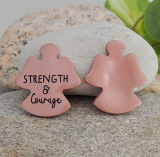 Angel Thumbstone - Strength & Courage #TS140
