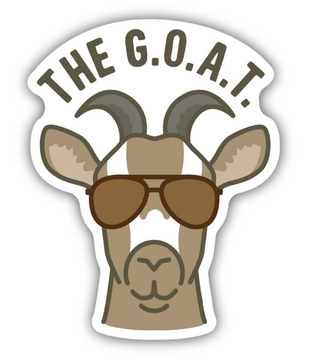 Sunglasses Goat Sticker #1752-LSTK