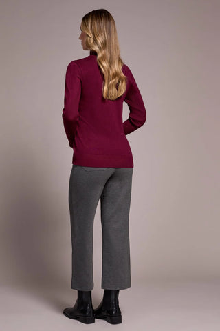 2292O 835 Sweater Wine