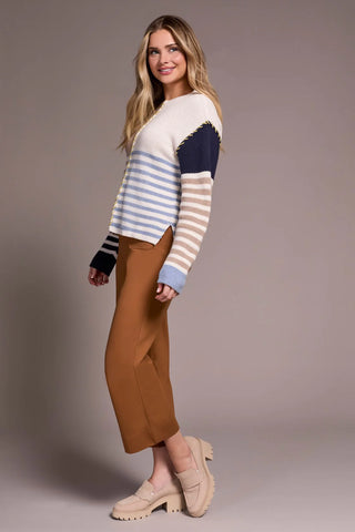 2338O 8077 Sweater Sandstone