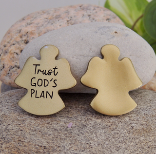 Angel Thumbstone - Trust God's Plan #TS139