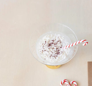 Glass Candy Cane Stir Stick #XS5328