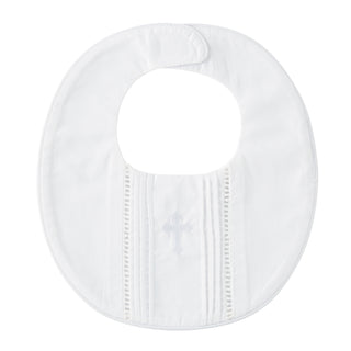 Pleated Christening Bib #10280100