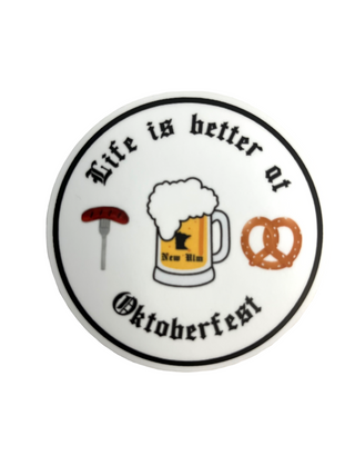 Life Is Better At Oktoberfest Sticker #LOGO