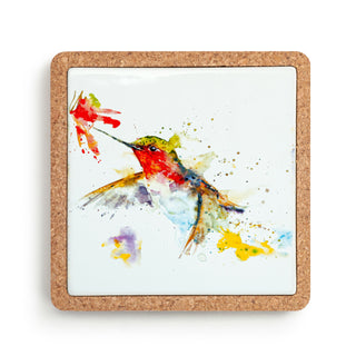 Hummer & Flower Cork Base Trivet #1004610136